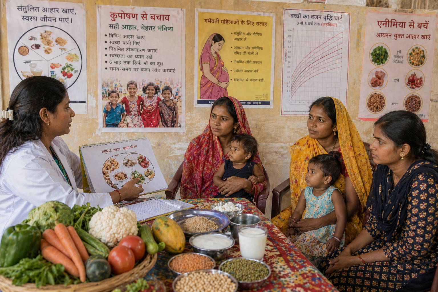 Malnutrition the state of Children and Women in India