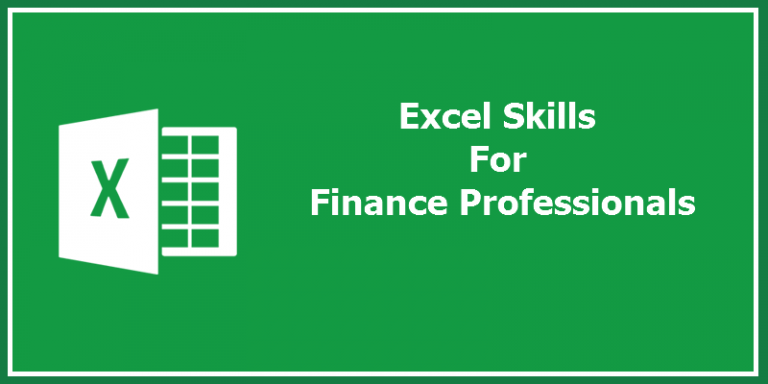 Excel Skills For Finance Professionals | Vskills Blog