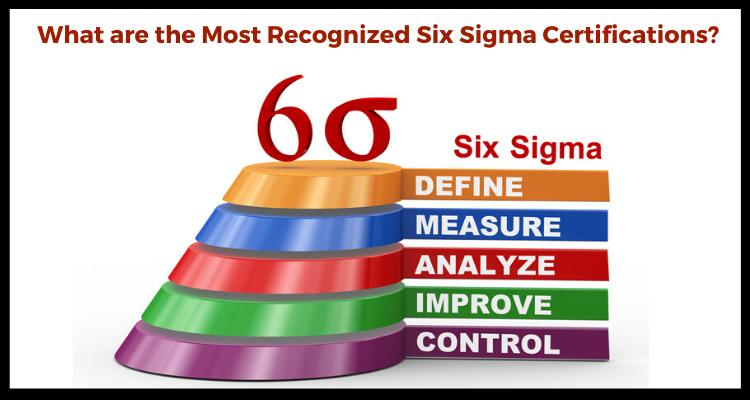 What are the Most Recognized Six Sigma Certifications?