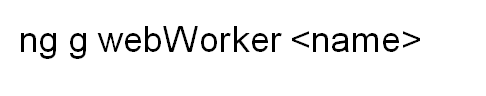web worker angular 8
