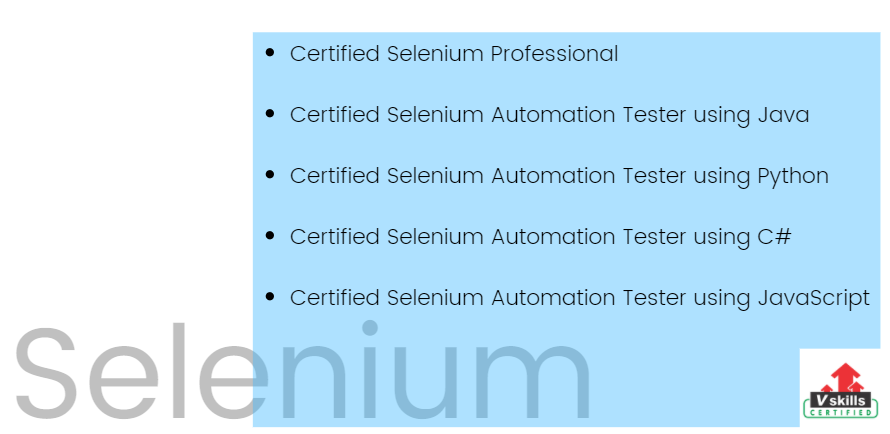 top selenium professional certification