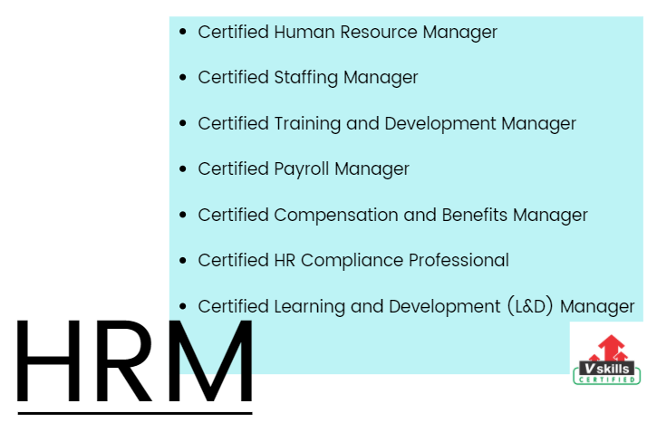 human resource management top certifiation