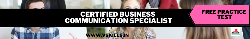 Certified Business Communication Specialist free practice test