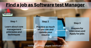 How to find job as Software test Manager? - Vskills Blog