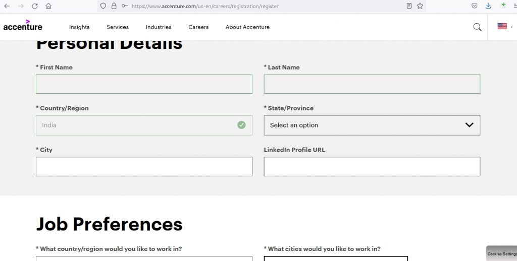 Steps to apply directly for AML-KYC jobs at Accenture Mumbai
