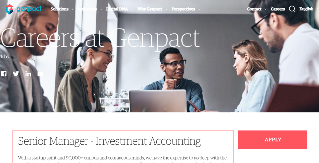 Accounting job at GENPACT