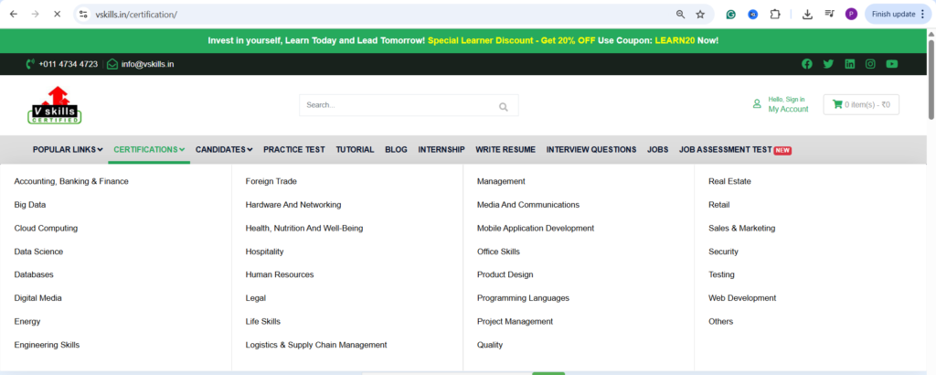 Vskills Certification