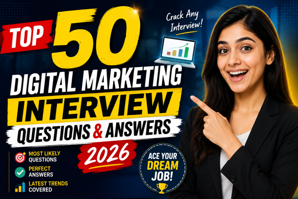 Digital Marketing Interview Questions and Answers 2026