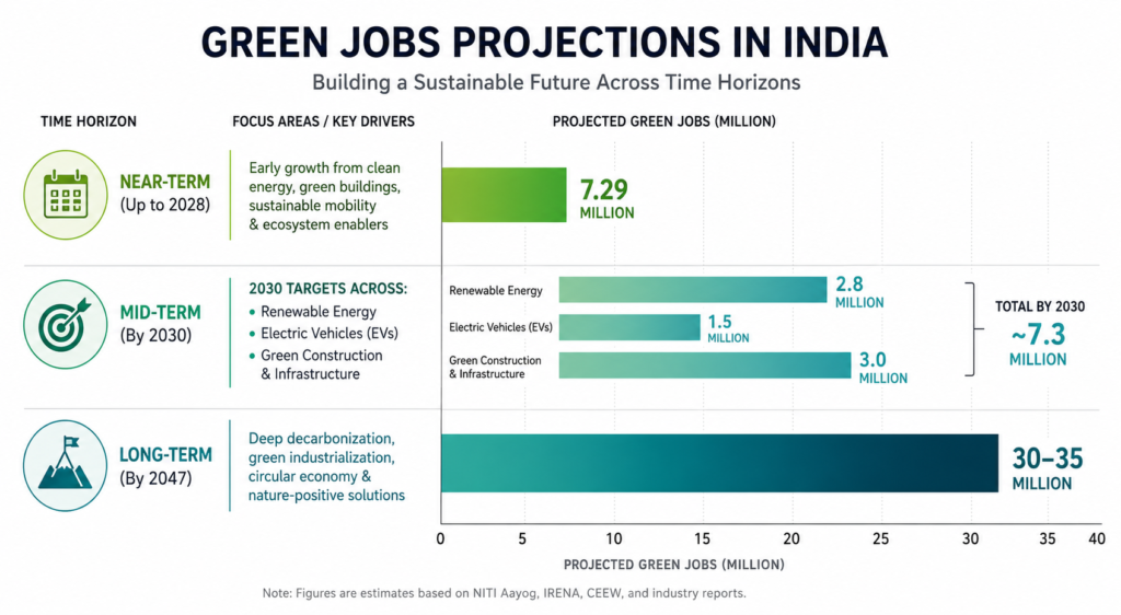 Green Jobs Projection in India 2026