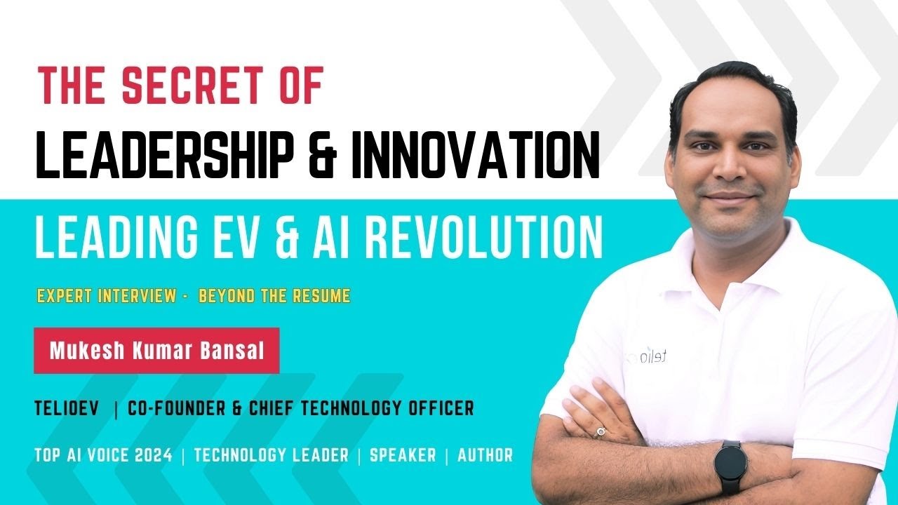 Learn the Secret of Leadership & Innovation | Leading EV & AI Revolution | Mukesh Bansal 