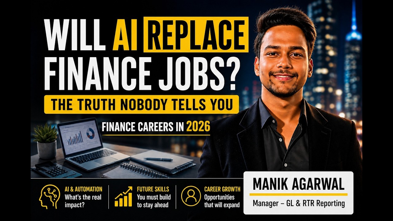 WILL AI REPLACE FINANCE JOBS? The Truth Nobody Tells You | Finance Careers in 2026 ft. Manik Agarwal