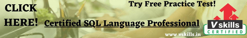 Certified SQL Language Professional Free Practice Test