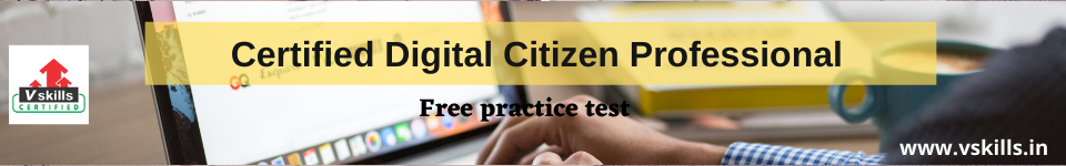 Certified Digital Citizen Professional free practice test
