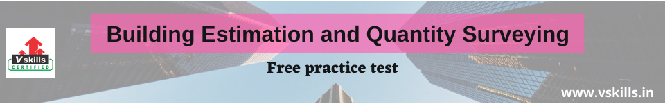 Certificate in Building Estimation and Quantity Surveying free practice test