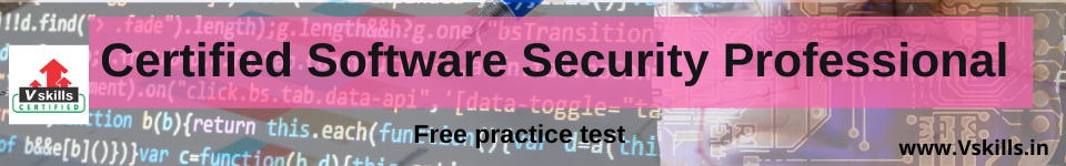 Certified Software Security Professional free practice test