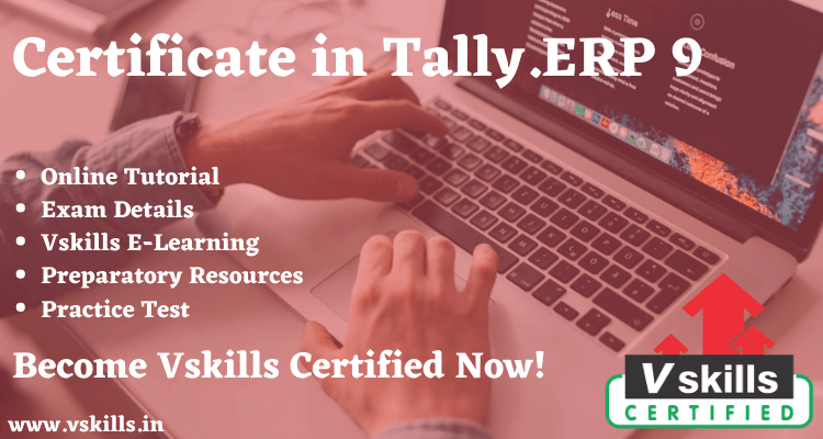 Certificate in Tally ERP 9