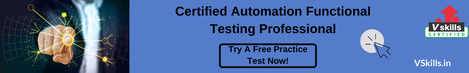 Certified Automation Functional Testing Professional free test