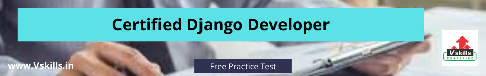 certified Django Developer free practice test