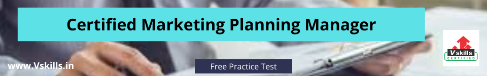certified marketing planning manager free practice test