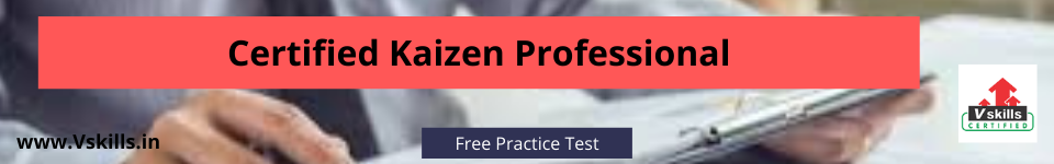 Certified Kaizen Professional free practice test