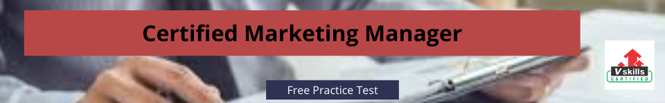 Certified Marketing Manager free practice test