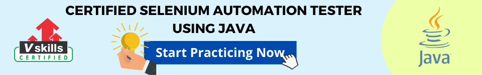 Certified Selenium Automation Tester using Java Free Practice Tests