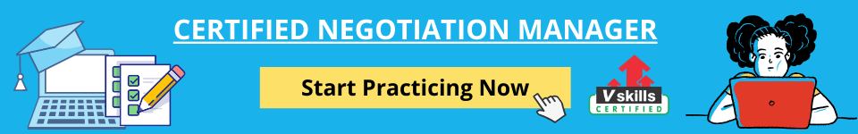 Negotiation Manager Practice Tests