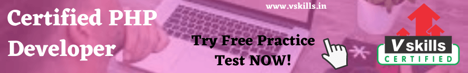 Certified PHP Developer free practice test
