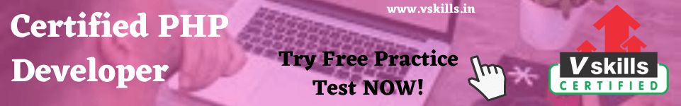 Certified PHP Developer free practice test