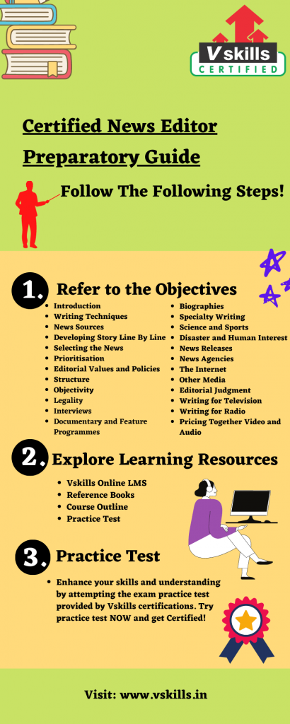 Certified News Editor - Vskills Online Tutorial and Study Guide