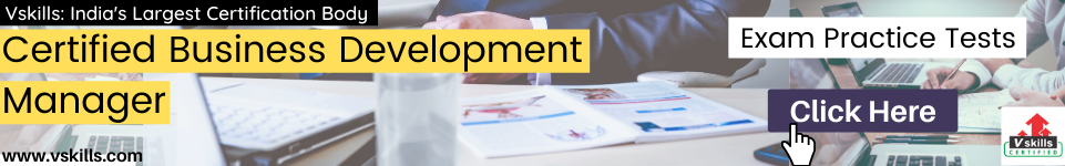 Certified Business Development Manager practice tests