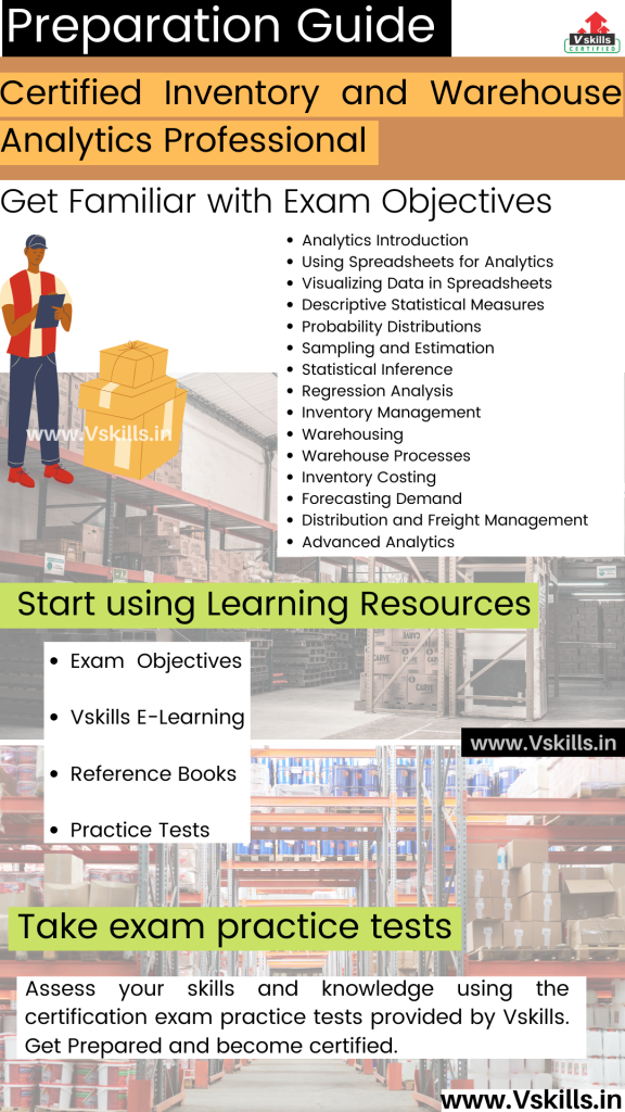 Certified Inventory and Warehouse Analytics Professional study guide