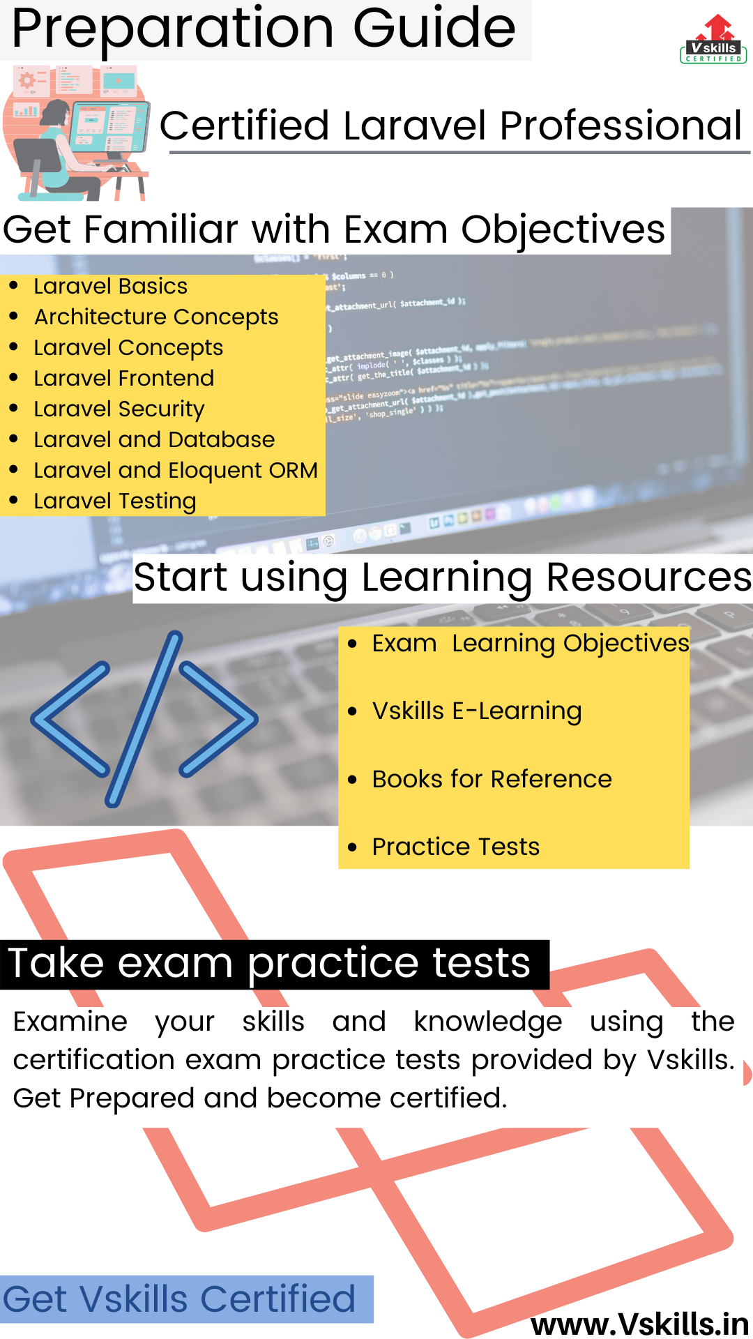 Certified Laravel Professional - Vskills Online Tutorial