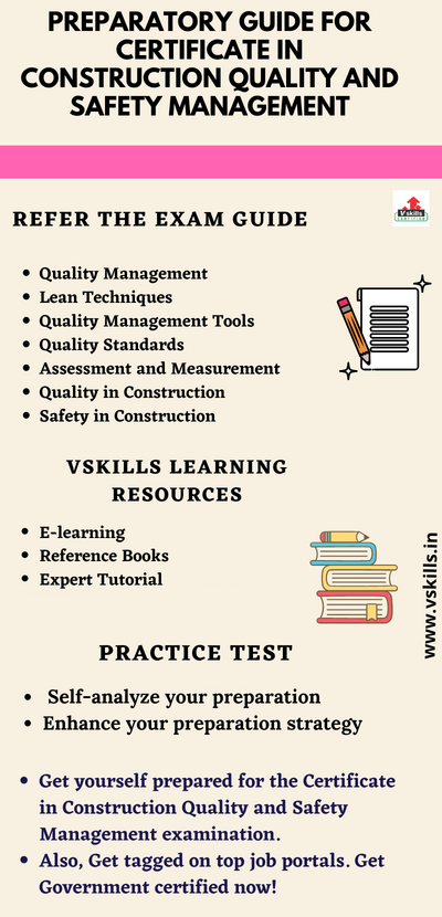 Preparation Guide for Vskills Certificate in Construction Quality and Safety Management
