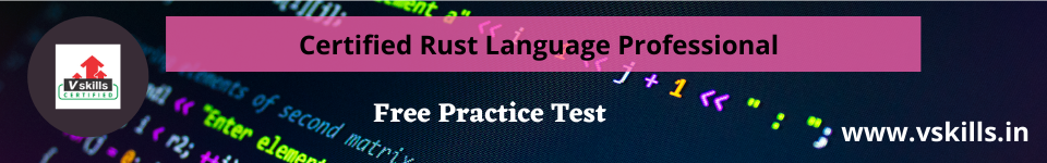 Certified Rust Language Professional free practice test