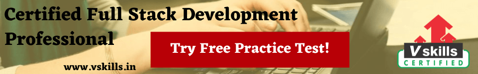 Certified Full Stack Development Professional free practice test