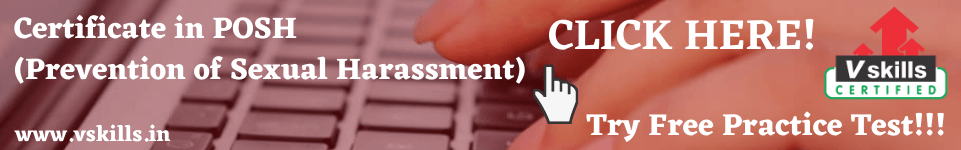 Process of Monitoring PoSH Act 2013 free practice test
