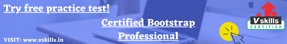 Certified Bootstrap Professional free practice test