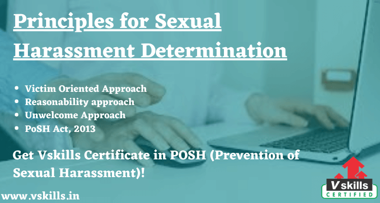 Principles for Sexual Harassment Determination
