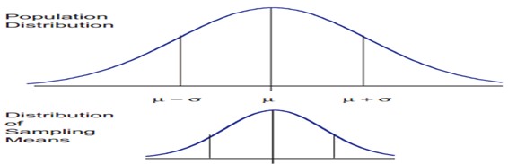 distirbutuion in central limit