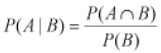 Conditional probability in Basic Probability