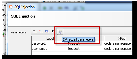 Security Scan Parameters